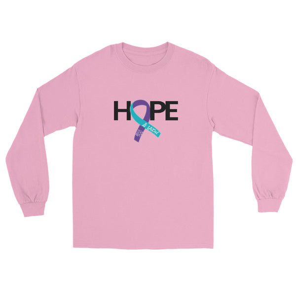 HOPE Suicide Prevention Awareness ribbon Long Sleeve Shirt